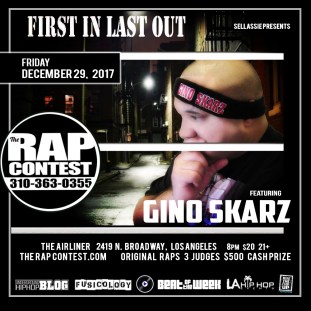 GinoSkarz-The Rap Contest Show Flyer-29DEC2017-