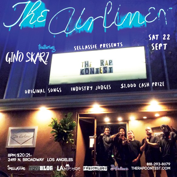 GinoSkarz-The Rap Contest Show Flyer-22SEP2018